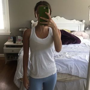 lulu lemon white tank